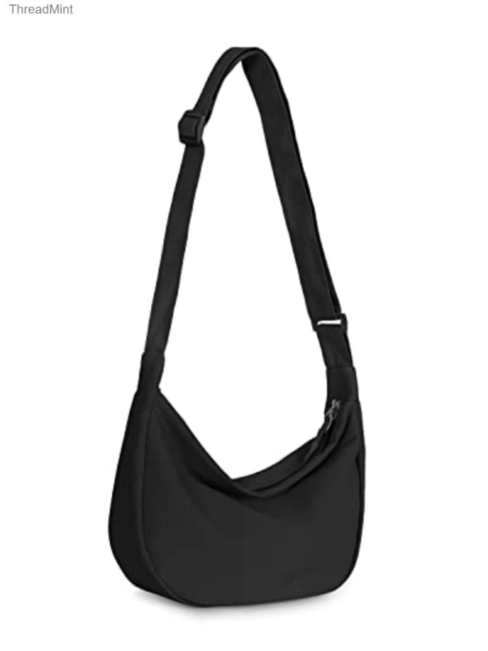 Unisex Crescent Crossbody Bag Adjustable Strap Waterproof Polyester
